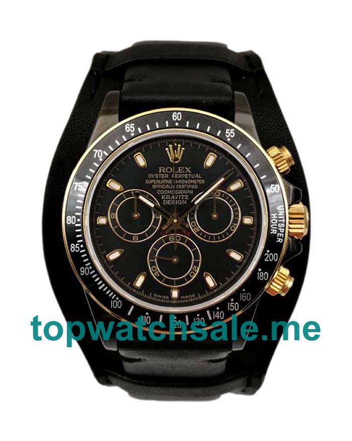 UK Black Dials Ceramic Rolex Cosmograph Daytona Kravitz Design LK 01 RL Replica Watches