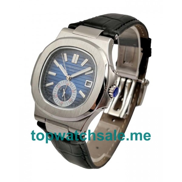 UK Blue Dials Steel Patek Philippe Nautilus 5980 Replica Watches