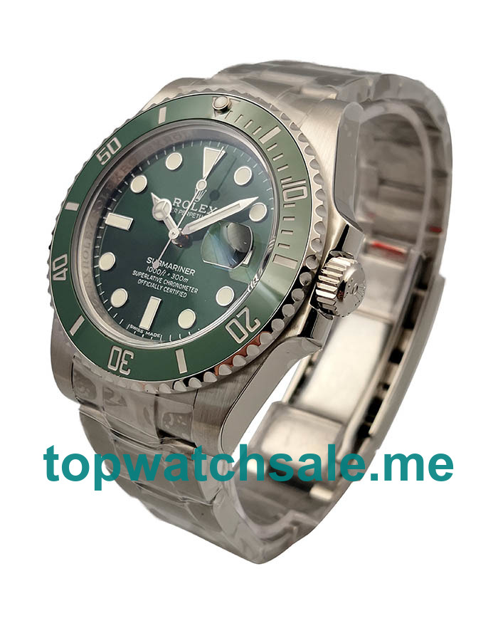 UK Green Dials Steel Rolex Submariner Date 116610LV 2018 N V8S Replica Watches