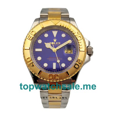 UK Blue Dials Steel And Gold Rolex Yacht-Master 16623 Replica Watches