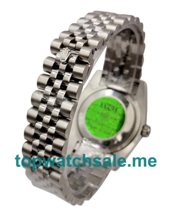 UK Blue Dials Steel Rolex Datejust 16234 Replica Watches