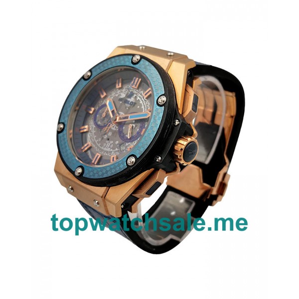 18K Rose Gold Replica Hublot King Power 701.OQ.0138.GR.SPO14 Watches With Grey Dials