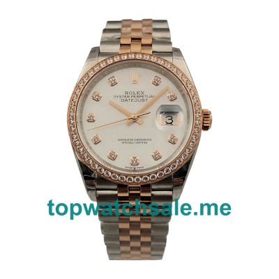 UK Mother Of Pearl Dials Steel And Rose Gold Rolex Datejust 116233 Replica Watches