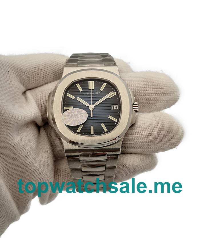 UK Blue Dials Steel Patek Philippe Nautilus 5711/1A Replica Watches