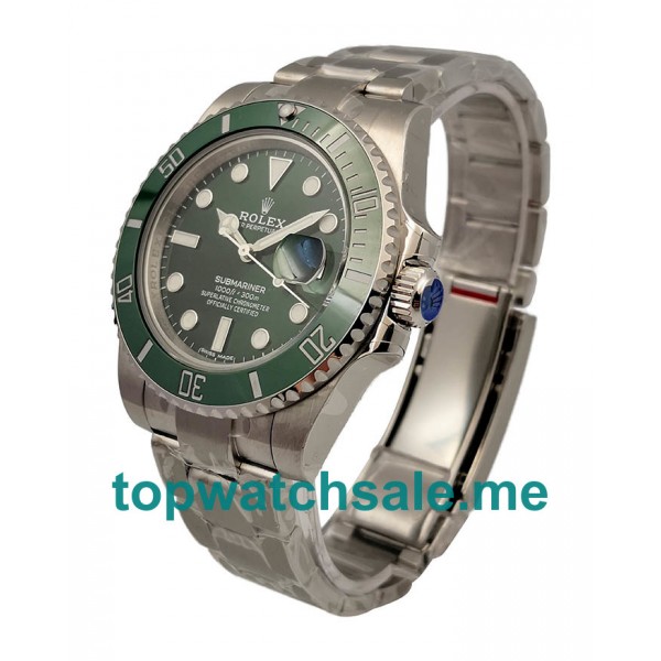 UK Green Dials Steel Rolex Submariner Date 116610LV 2018 N V9S Replica Watches