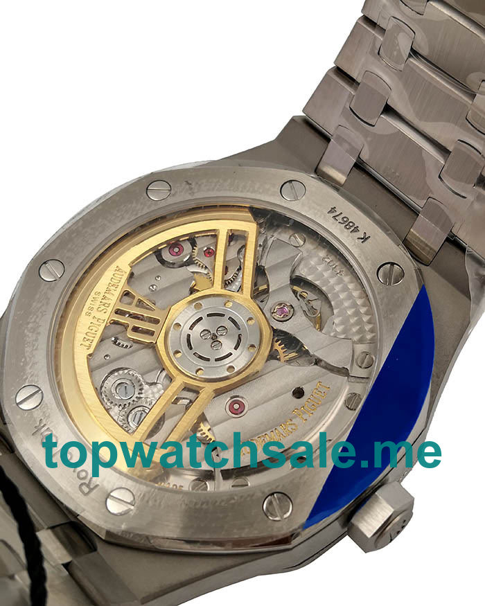 UK White Dials Audemars Piguet Royal Oak 15500ST.OO.1220ST.04 Fake Watches With Date Windows