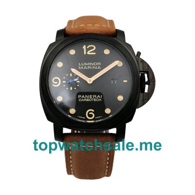 UK Black Dials Imitation Carbon Fiber Panerai Luminor Marina PAM00164 Replica Watches