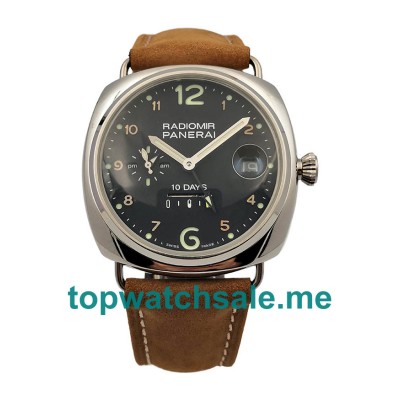 UK Black Dials Steel Panerai Radiomir PAM00497 Replica Watches