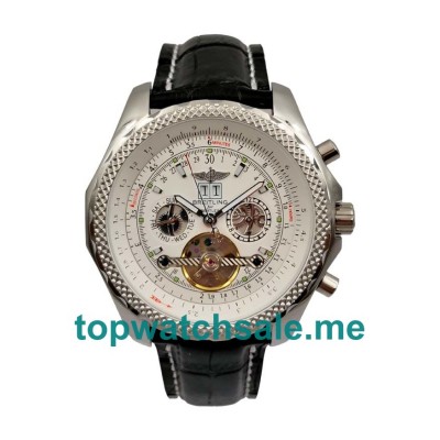 UK White Dials Steel Breitling Bentley Mulliner Tourbillon 18750 Replica Watches