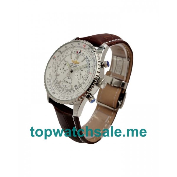 UK White Dials Steel Breitling Navitimer A23322 Replica Watches