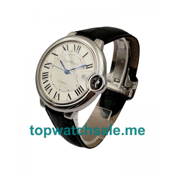 Stainless Steel Fake Ballon Bleu De Cartier W69016 Watches UK For Men