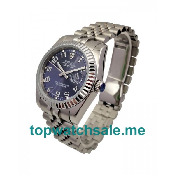 UK Blue Dials Steel Rolex Datejust 116234 Replica Watches