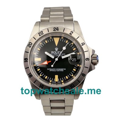 UK Black Dials Steel Rolex Explorer II 1655 Replica Watches