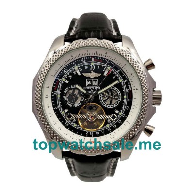 UK Black Dials Steel Breitling Bentley Mulliner Tourbillon 20096 Replica Watches