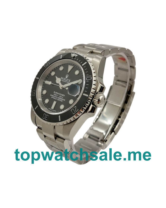 UK Black Dials Steel Rolex Submariner 116610LN Replica Watches