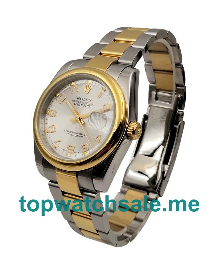 UK White Dials Steel And Gold Rolex Lady-Datejust 179163 Replica Watches