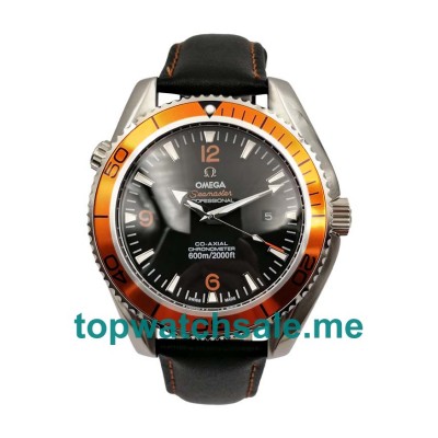 Orange Ceramic Bezels Fake Omega Seamaster Planet Ocean 232.30.46.21.01.002 Watches UK Online