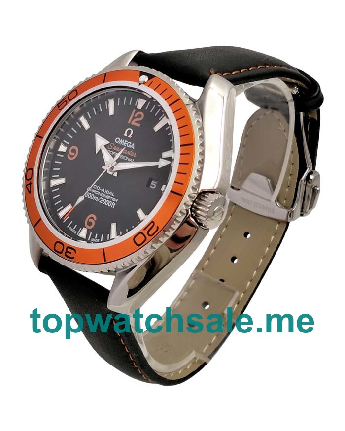 Orange Ceramic Bezels Fake Omega Seamaster Planet Ocean 232.30.46.21.01.002 Watches UK Online