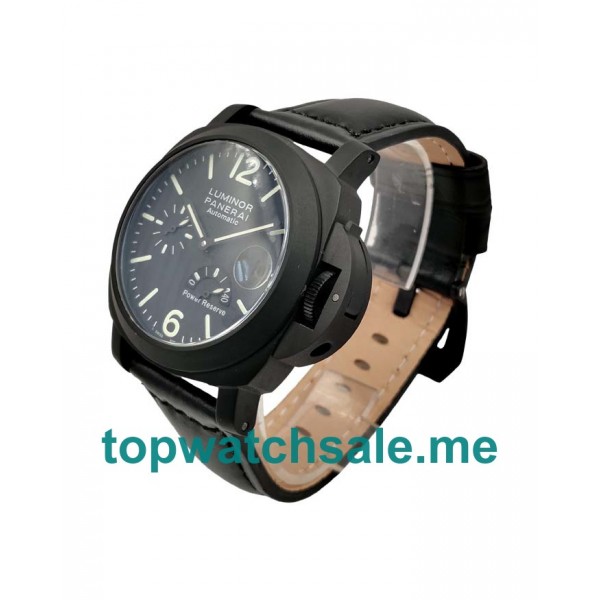 UK Black Dials Black Steel Panerai Luminor PAM00090 Replica Watches