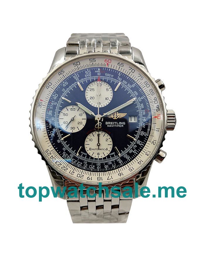 UK Blue Dials Steel Breitling Navitimer A13324 Replica Watches