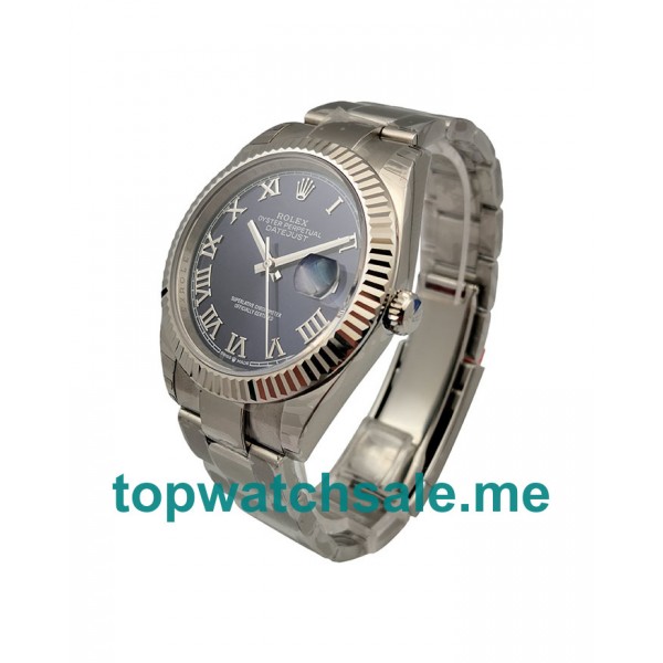 UK Blue Dials Steel Rolex Datejust 126334 Replica Watches