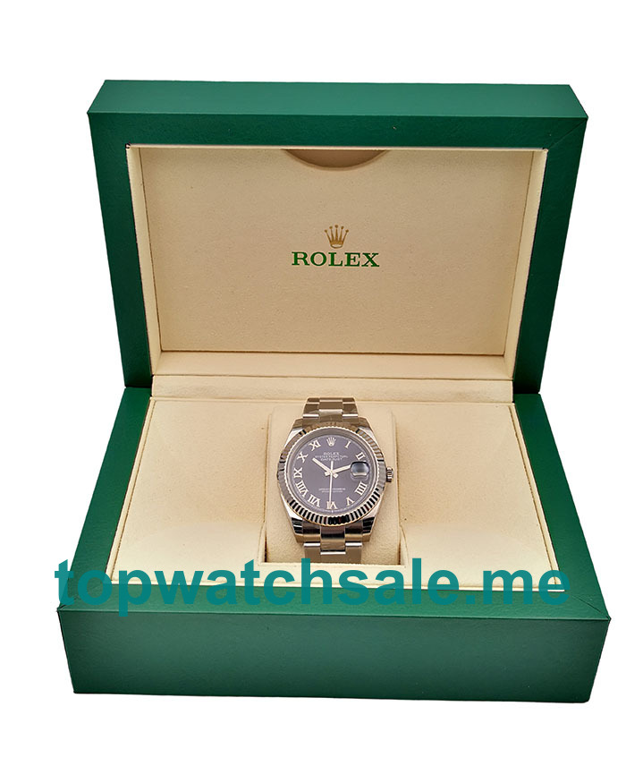 UK Blue Dials Steel Rolex Datejust 126334 Replica Watches