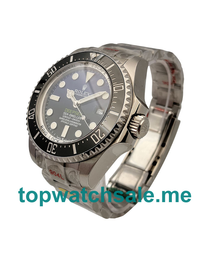 UK Blue And Black Dials Steel Rolex Sea-Dweller Deepsea 126660  Replica Watches