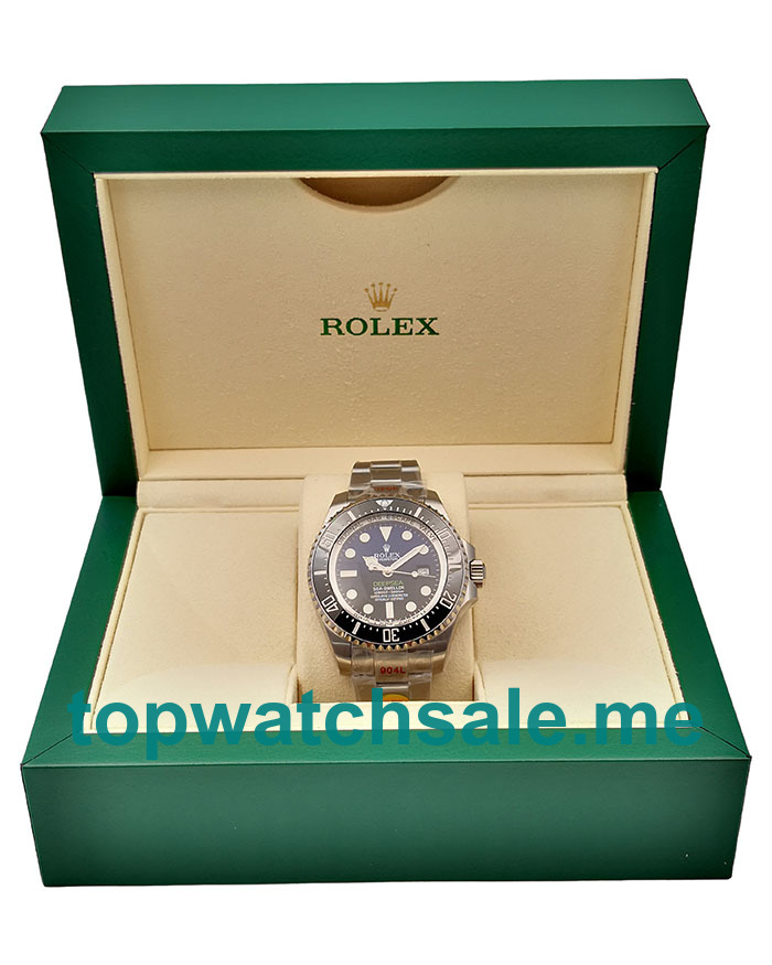 UK Blue And Black Dials Steel Rolex Sea-Dweller Deepsea 126660  Replica Watches