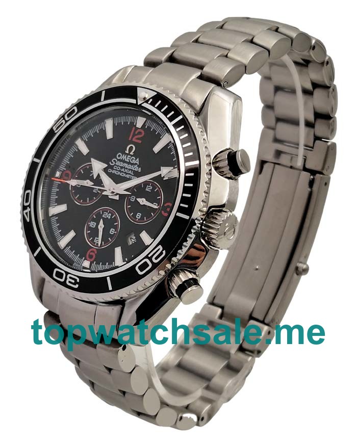 UK Black Dials Steel Omega Seamaster Planet Ocean 2210.51.00 Replica Watches