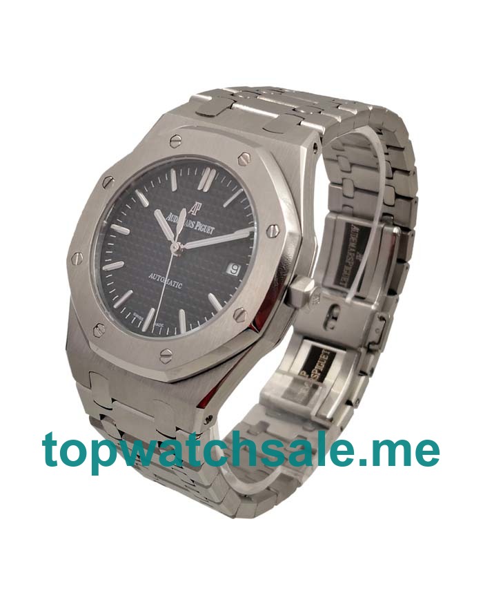 UK Black Dials Steel Audemars Piguet Royal Oak 15400ST.OO.1220ST.01 Replica Watches