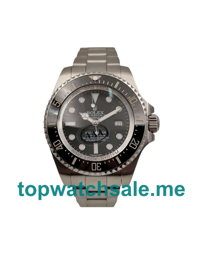 UK Black Dials Steel Rolex Sea-Dweller Deepsea 116660 Replica Watches