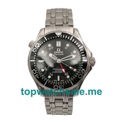 UK Black Dials Steel Omega Seamaster 300 M GMT 2535.80.00 Replica Watches