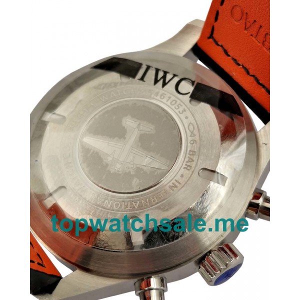 UK Black Dials Steel IWC Pilot's Replica Watches IW377709