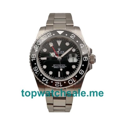 UK Black Dials Steel Rolex GMT-Master II 116710 LN Replica Watches