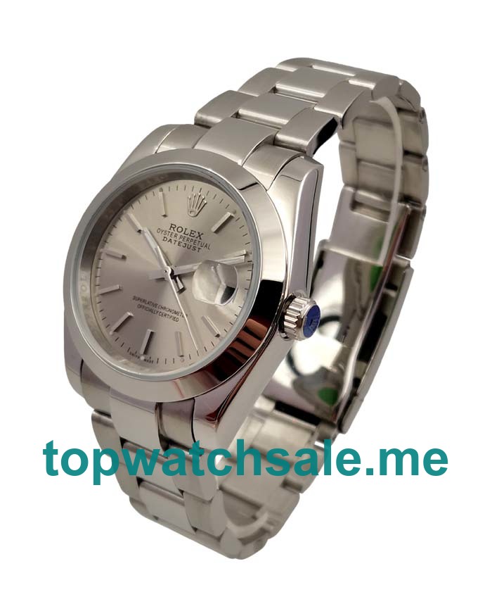 UK Gray Dials Steel Rolex Datejust 278240 Replica Watches