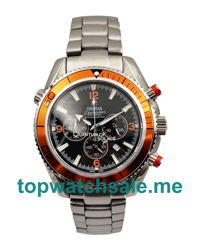 UK Black Dials Steel Omega Seamaster Planet Ocean 2218.50.00 Replica Watches