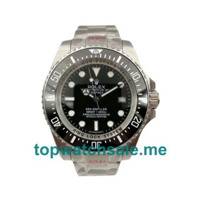 UK Black Dials Steel Rolex Sea-Dweller Deepsea 116660 Replica Watches