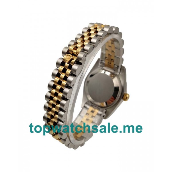 UK Black Dials Steel And Gold Rolex Datejust 178273 Replica Watches