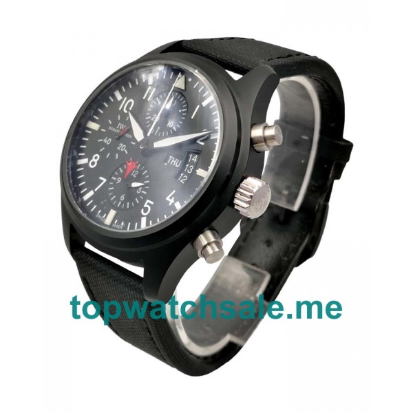 UK Black Dials Black Ceramic IWC Pilot's Spitfire IW378901 Replica Watches