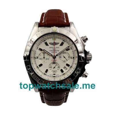 UK White Dials Steel Breitling Chronomat AB0110 Replica Watches