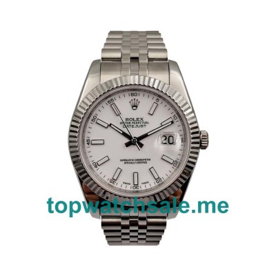 UK White Dials Steel Rolex Datejust 116334 Replica Watches