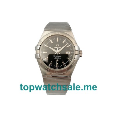 UK Black Dials Steel Omega Constellation 123.10.38.21.01.001 Replica Watches