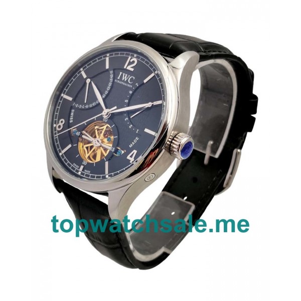 UK Black Dials Steel IWC Portugieser 40059 Replica Watches