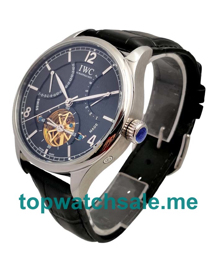 UK Black Dials Steel IWC Portugieser 40059 Replica Watches