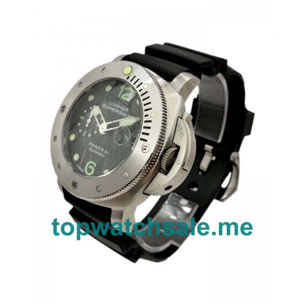 UK Black Dials Steel Panerai Submersible PAM00024 Replica Watches