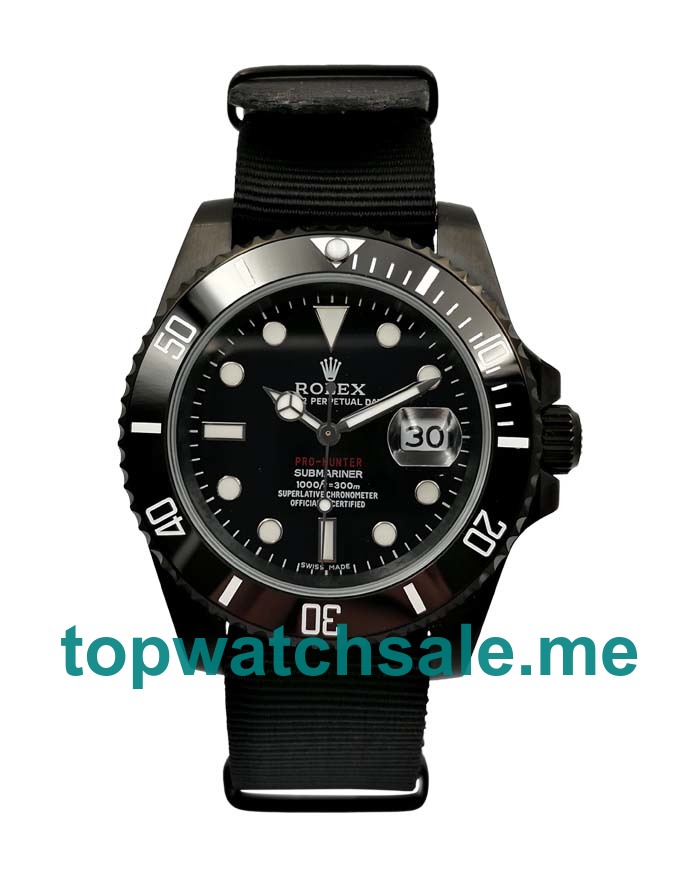 UK Black Dials Black Steel Rolex Submariner 116610 LN Replica Watches