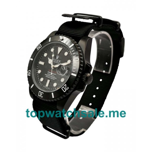 UK Black Dials Black Steel Rolex Submariner 116610 LN Replica Watches