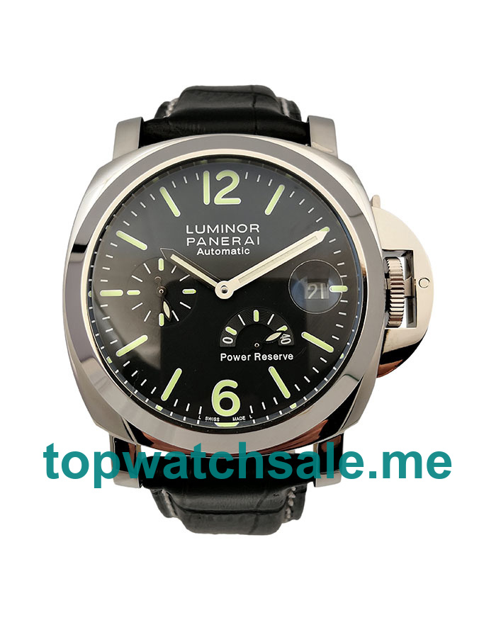 43MM UK Automatic Replica Panerai Luminor Power Reserve PAM00090 Black Dials Watches