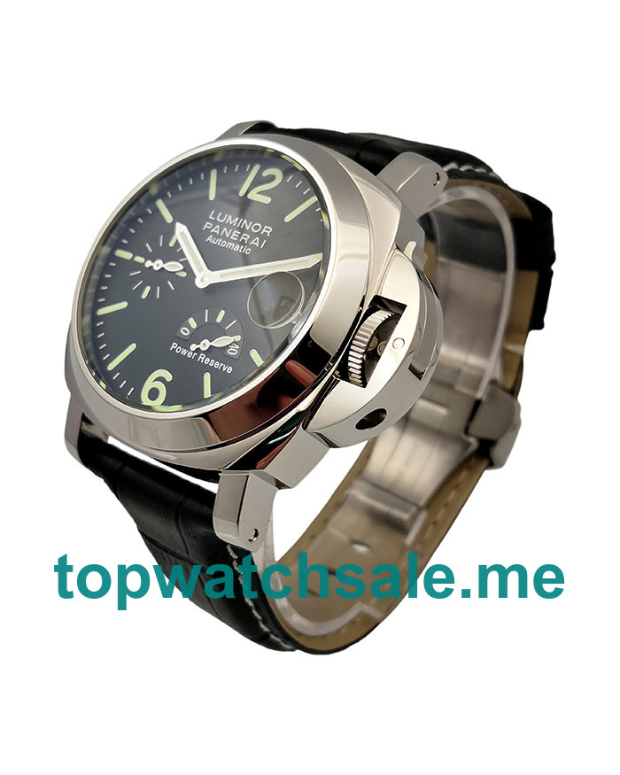 43MM UK Automatic Replica Panerai Luminor Power Reserve PAM00090 Black Dials Watches