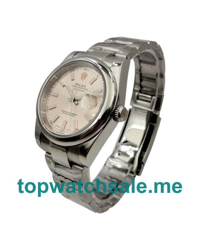 UK Salmon Dials Steel Rolex Datejust 116300 Replica Watches